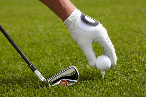 teeing off