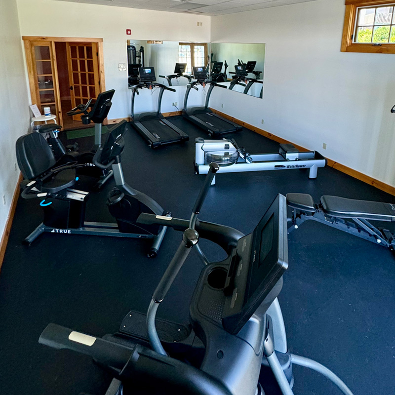 apple island resort fitness facility